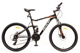 Neon Vélos de montagnes VTT 26" Tout Suspendu Rook - Cadre Alu - 21 Vitesses - Equipement Shimano - Double Freins A Disque