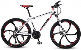 baozge vélo Vélo de montagne 24 / 26 pouces Vitesse variable multiple 21 / 24 / 27 / 30 Vitesse Vélo de voyage Adulte Hommes et femmes Vélo VTT Double frein à disque Cadre en acier à haute teneur en carbone Vélo de piste