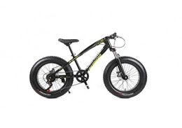 DYM Vélos de montagnes Vélo De Montagne Unisexe Hardtail Mountain Bike 7 / 21 / 24 / 27 Vitesses 26 Pouces Fat Tire Vélo De Route Vélo / Vélo De Plage Avec Freins À Disque Et Fourche À Suspension, Noir, 21 vitesses