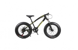 DYM Vélos de montagnes Vélo De Montagne Unisexe Hardtail Mountain Bike 7 / 21 / 24 / 27 Vitesses 26 Pouces Fat Tire Vélo De Route Vélo / Vélo De Plage Avec Freins À Disque Et Fourche À Suspension, Noir, 27 vitesses