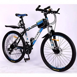 WYLZLIY-Home vélo Vélo De Montagne VTT Vélo de Montagne Montagne Bicycles 26" des femmes des hommes Ravine Bike Suspension avant double disque de frein 21 vitesses carbone Cadre en acier Tout-Terrain Bike Vélo De Monta