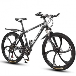 GYF vélo Vélo De Montagne VTT Vélo de Montagne Montagne Vélos 26" Roues Ravine vélo à suspension double disque de frein avant 21 24 27 vitesses Cadre en acier au carbone VTT Tout-Terrain Bike Vélo De Montagne