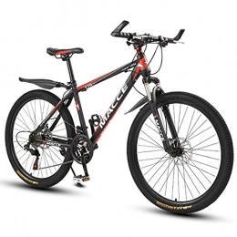 GYF Vélos de montagnes Vélo De Montagne VTT Vélo de Montagne Mountain Bike 26 pouces hommes et les femmes 21 / 24 / 27 Vitesse Vélo de montagne, suspension simple en acier haute teneur en carbone étudiant / adulte vélo VTT Tout