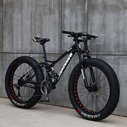 ZXCVB vélo Vélo de Montagne Vélo à vitesse variable, vélo de montagne à gros pneus pour adulte 4.0, vélo de piste de 24 pouces pour étudiants hommes et femmes, cadre en acier à haute teneur en carbone, siège r