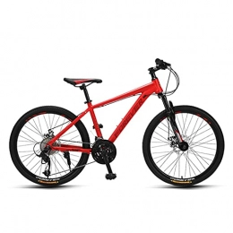 Great vélo Vélo VTT, Vélo De Montagne Pour Enfants Adultes, 26 " / 24" Frame D'alliage D'alliage D'aluminium De Vélos De Vélo De Vélo De Frein à Double Disque Pour étudiant Junior (Size:24 inches , Color:rouge)