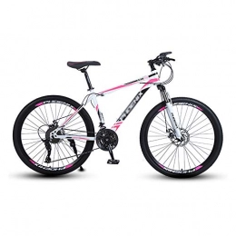 Vélo, VTT à choc 27 vitesses 24/26 pouces, vélo tout-terrain, pour adultes et adolescents, facile à installer, cadre en acier à haute teneur en carbone, forte charge/D / 170x100cm