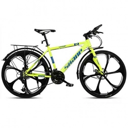 RYP Vélos de montagnes Vélos de Ville VTT Route Vélos VTT VTT Vélo Adulte Vitesse réglable for Les Hommes et Les Femmes 26po Roues Double Disque de Frein BMX Suspendu (Color : Green, Size : 24 Speed)