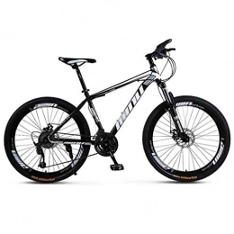 RYP Vélos de montagnes Vélos de Ville VTT Vélo VTT Adulte Hommes VTT Lumière Route Vélos Femmes 26 Pouces Roues réglable Vitesse Double Frein à Disque BMX Suspendu (Color : Gray, Size : 30 Speed)