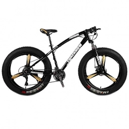 RYP Vélos de montagnes Vélos de Ville VTT Vélo VTT Adulte Plage Vélo Motoneige Vélos VTT for Les Hommes et Les Femmes 26En Roues Double Vitesse réglable Frein à Disque BMX Suspendu (Color : Black, Size : 27 Speed)