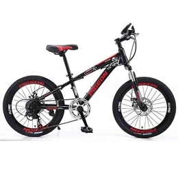 RYP Vélos de montagnes Vélos de Ville VTT Vélo VTT Adultes VTT Ados Route Vélos for Les Hommes et Les Femmes Roues réglable 7 Vitesse Double Frein à Disque BMX Suspendu (Color : Red, Size : 20in)