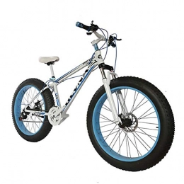 Wghz vélo Wghz Fat Bike 26 Taille de Roue et Sexe des Hommes Fat Bike de Snow Bike, Mode MTB 21 Speed ​​Full Suspension Steel Double Disc Brake Mountain Bike MTB Bicycle, A6