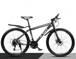 WJSW vélo WJSW Vélos de routeen Acier à Haute teneur en Carbone, vélo de Roue Unisexe de 26 Pouces (vélo: vélo de Ville, Hardtail) (Couleur: Noir, Taille: 21 Vitesses)