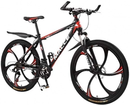 WSJYP Vélos de montagnes WSJYP VTT 26'', Vélo Acier Au Carbone, Vélo de Route Montagne, Absorption des Chocs, Vitesse Variable 21 Vitesses, Vélo de Route Byciclette pour Hommes et Femmes