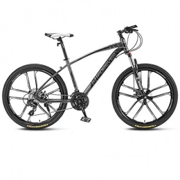 WYZQ Vélos de montagnes WYZQ VTT 26 Pouces, Roues Hors Route Vlo en Acier Haute Teneur en Carbone Amortisseur De La Fourche Avant, Double Disque De Frein, Vlos Route, B, 21 Speed