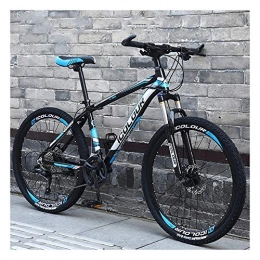 YCHBOS vélo YCHBOS 26 Pouces VTT en Aluminium, Multiple Vitesse Variable 27 Vitesses Vélo Adulte, Frein à Double Disque, Réglable Siège, Convient pour Une Hauteur De 160-188 CmBlack Blue