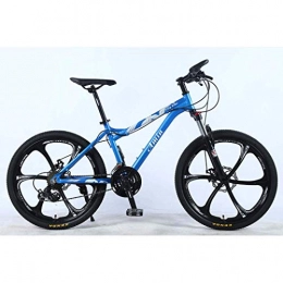 ZHTY Vélos de montagnes ZHTY Vélo de Montagne 24 Pouces 24 Vitesses pour Adulte, Alliage d'aluminium léger Plein Cadre, Suspension Avant de Roue étudiante Tout-Terrain décalant Un vélo Adulte, Frein à Disque