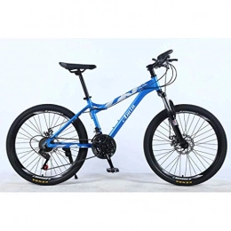 ZHTY Vélos de montagnes ZHTY Vélo de Montagne 24 Pouces 27 Vitesses pour Adulte, Alliage d'aluminium léger Plein Cadre, Suspension Avant de Roue étudiante Tout-Terrain décalant Un vélo Adulte, Frein à Disque