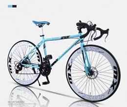 Aoyo vélo 24 vitesses 26 pouces Vélos, Vélo de route, double disque de frein, cadre en acier au carbone à haute, Route de vélos de course, et les femmes adultes hommes, (Color : C)
