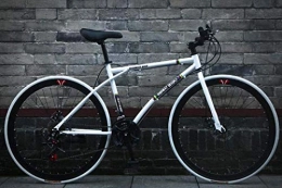 Aoyo vélo 26 pouces route Vélos, 24 vitesses Vélos Moutain, Cadre en acier au carbone à haute, Route de vélos de course, roues de vélos (Color : A)