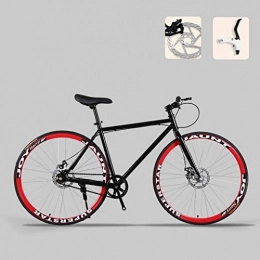 Aoyo vélo 26 pouces Vélo de route, vélos Moutain, Double disque de frein, cadre en acier au carbone à haute, Route de vélos de course, et les femmes adultes hommes, (Color : A)