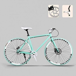 HJRBM Vélos de routes HJRBM Vélo de Route, vélos 26 Pouces, Double Frein à Disque, Cadre en Acier à Haute teneur en Carbone, Course de vélos de Route, Hommes et Femmes Adultes 6-6 fengong