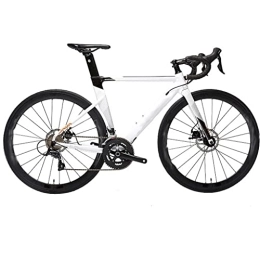 KDHX 18 Pouces Roues Vélo De Montagne en Alliage D'aluminium Cadre Dur Fibre De Carbone Double Fourche De Frein À Disque Plusieurs Couleurs pour Vélo Adulte Sports De Plein Air (Size : 52cm)