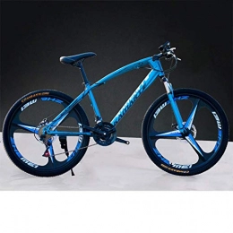 Oanzryybz Vélos de routes Oanzryybz Haute qualit 26 Pouces Une Roue de vlo de Montagne, 7 / 21 / 24 / 27 Vitesses, Double Frein Disque Absorption des Chocs, Hommes, Femmes, tudiants, Bleu, 21