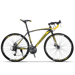 peipei vélo peipei Vlo de Route en Acier au Carbone 700C vlo de Route tudiants Masculins et fminins Course sur Route Adulte 21 / 27 Vitesse vlo-Noir Jaune F_China_21