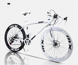 Aoyo vélo Vélo de route, 24x 26 pouces Vélos, double disque de frein, cadre en acier au carbone à haute, Route de vélos de course, et les femmes adultes hommes, (Size : 60knife)