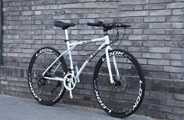 ZHTY vélo Vélos de route pour hommes et femmes, vélos de 26 pouces à 24 vitesses, adultes seulement, cadre en acier à haute teneur en carbone, course de vélo de route, vélos à freins à double disque à roues