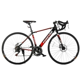 WJSW Vélos de routes WJSW 26 Pouces Femmes vélos Montagne, Double Frein Disque Gros Pneu vélo Montagne, vélo Montagne Semi-Rigide, vélo siège réglable, Cadre Acier Haute teneur Carbone, Rouge, 24 Vitesses