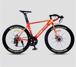XIUYU vélo XIUYU 26 Pouces vélo de Route, Adulte 14 Vitesse Double Disque de Frein Vélo de Course, en Aluminium léger Vélo de Route, Parfait for la Route ou Dirt Trail Touring (Color : Orange)