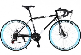 YTDHBLK vélo YTDHBLK GTT Vélo de Montagne de 26 Pouces pour Hommes et Femmes Adultes, vélo de Montagne à Double Suspension en Acier à Haute teneur en Carbone, Frein à Disque en Acier / Bule