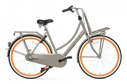 Unbekannt vélo 28 "Basic + popal Daily Dutch 2800 Femme Holland Vélo 3 vitesses, Gris / orange fluo