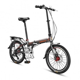 AI CHEN Vélos de villes AI CHEN Alliage d'aluminium Pliant vlo Freins Disque Vitesse Variable Volant Double Disque en Alliage d'aluminium Tambours Homme et Femme vlo de Montagne 20 Pouces