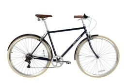 Bobbin vélo Bobbin Kingfisher Vélo de banlieue adulte homme / femme M / L Noir (pneus crème myrtille)