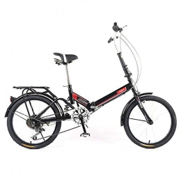 GUI-Mask vélo GUI-Mask SDZXCPliant Vlo Vlo Femme tudiante Dame Seule Vitesse Shifting Amortisseur Vlo Portable De Voiture De Banlieue 20 Pouce