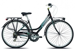 Legnano vélo Legnano Cycle 441 Smeralda, City Bike Femme, Femme, 4L441N48, Noir / Gris, 48