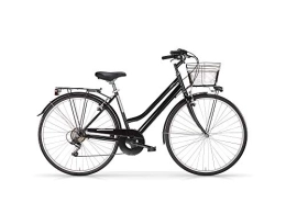 MBM vélo MBM Touring D Tkk 28' Acc 6v Vélo Femme, Noir Brillant A01, XX