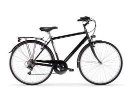 MBM vélo MBM Touring U Tkk 28' Acc 6v Vélo Homme, Noir Brillant A01, 50