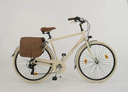 Via Veneto vélo Via Veneto 605A Vélo pour homme, fabriqué en Italie, taille du cadre 54, beige Cappuccino.