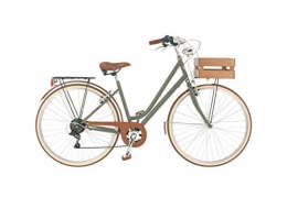 Via Veneto vélo Via Veneto Bazam Exclusive Selection Art Malagueta 28" 6V Femme (Vert Mat)