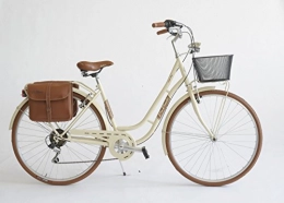 Via Veneto vélo Via Veneto Nostalgia Vélo pour femme, fabriqué en Italie, femme, beige cappuccino