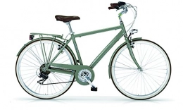 MBM vélo Vélo de ville en aluminium MBM Boulevard pour homme, 6 vitesses., Homme, Military Green, telaio 50