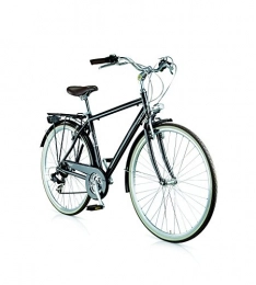MBM vélo Vélo MBM Boulevard de Homme, châssis en aluminium, roues 28, 18 vitesses, en deux tailles et cinq couleurs, Homme, noir