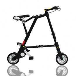 AIAI Vélos pliant AIAIⓇ Mini vélo Pliant vélo Pliant en Aluminium - Version Noire - adapté aux Personnes de Plus de 1, 65