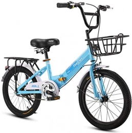 Aoyo vélo Aoyo for Enfants de vélos 20 Pouces vélo Pliant, Selle Confortable, Pédale antidérapante, sûre et Sensible au freinage, étudiant vélo Portable, (Size : 20inch)