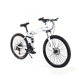 COUYY Vélos pliant COUYY Vélo de montagne pliable en acier à haute teneur en carbone pour adulte - 26 pouces - Double absorption des chocs