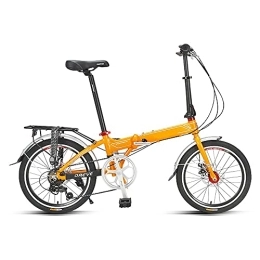 DODOBD vélo DODOBD Vélo Pliant de 14 Pouces, Pliable Vélo Léger 7 Vitesse Vélos de Ville, Vélo Pliant Ultra-léger pour Hommes et Femmes Adultes, vélo d'équitation en Alliage d'aluminium