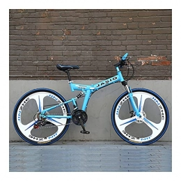 GUHUIHE Vélos pliant GUHUIHE Vélo Pliante de 26 Pouces, vélo à vélo à 21 vélos vélo Pliable pour étudiant Adulte, Cadre en Aluminium léger, vélo Adulte Pliable pour Sports de Plein air (Color : 24 Speed, Size : 26 inch)